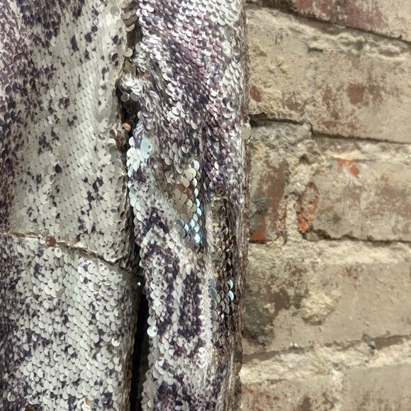 Dress The Population Python Sequin Emery Sheath Dress Size 1X - Picture 10 of 12